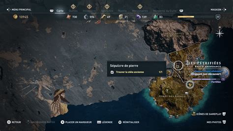 ASSASSIN'S CREED ODYSSEY : EMPLACEMENT ET .